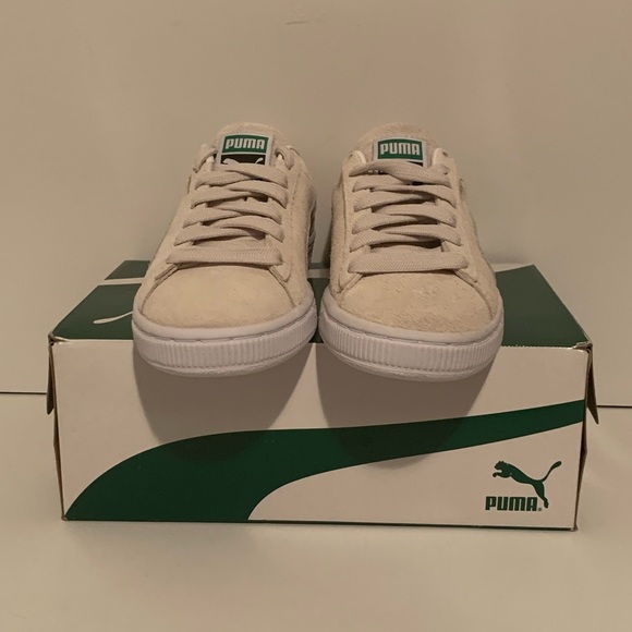 ☁️NEW PUMA SUEDE CLASSIC XXI MARSHMALLOW WOMENS SHOES SIZE 6 LOW TOP SNEAKERS☁️ - Picture 5 of 8